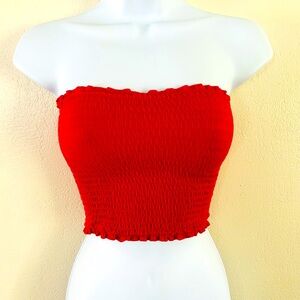 Hollister reversible tube top in floral print